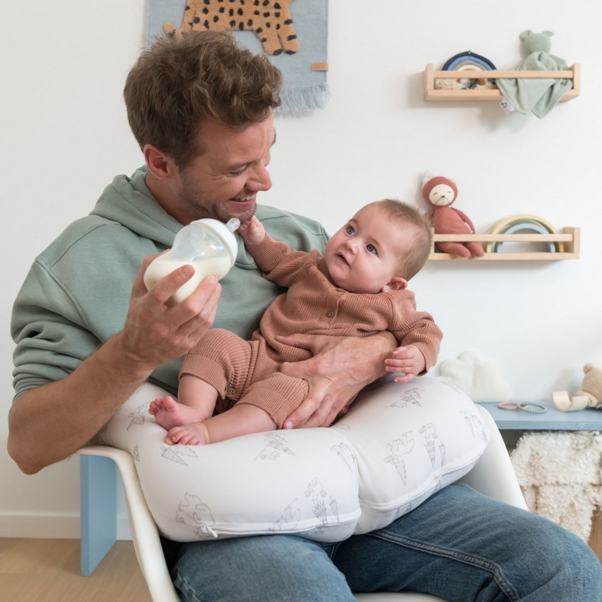 Almofada de Amamentação Softy Silver Dots 3