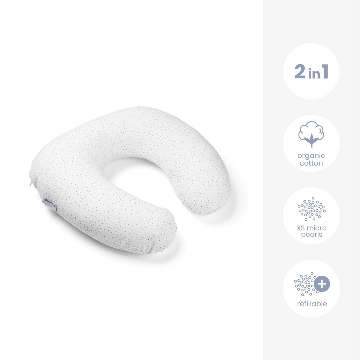 Almofada de Amamentação Softy Silver Dots 2