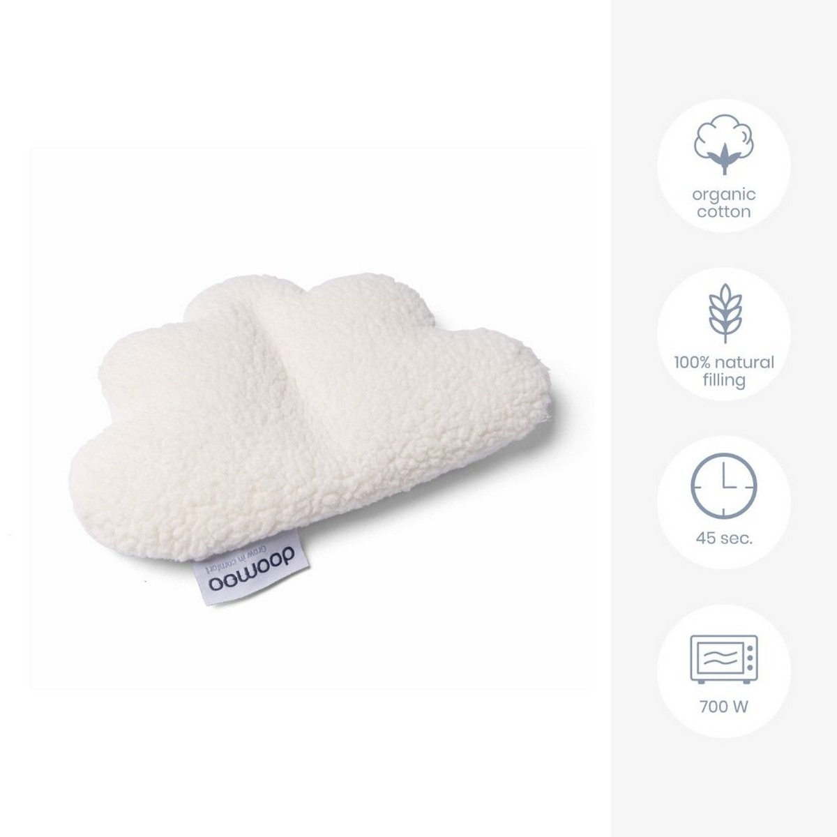 Peluche Snoogy Cloudy White 4