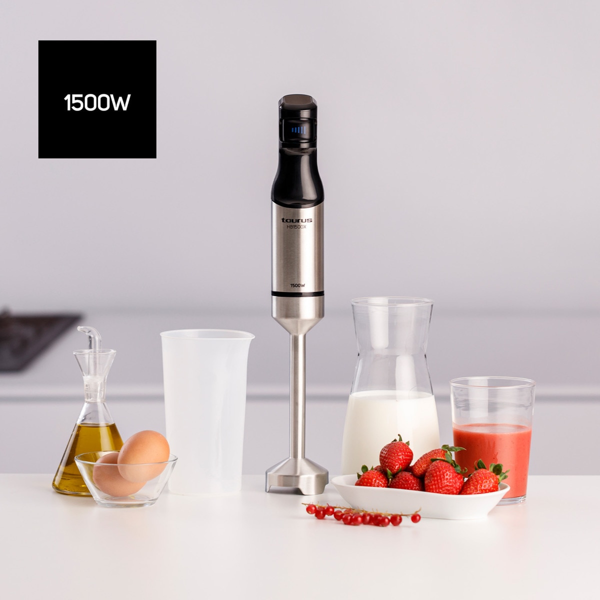 Batidora de pie Taurus HB1500XE con tecnología Stepless Blanco-3