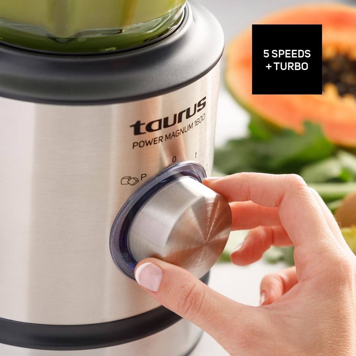 Batidora de vaso Taurus Power Magnum 1600 con 1,75 litros de capacidad Inox-7