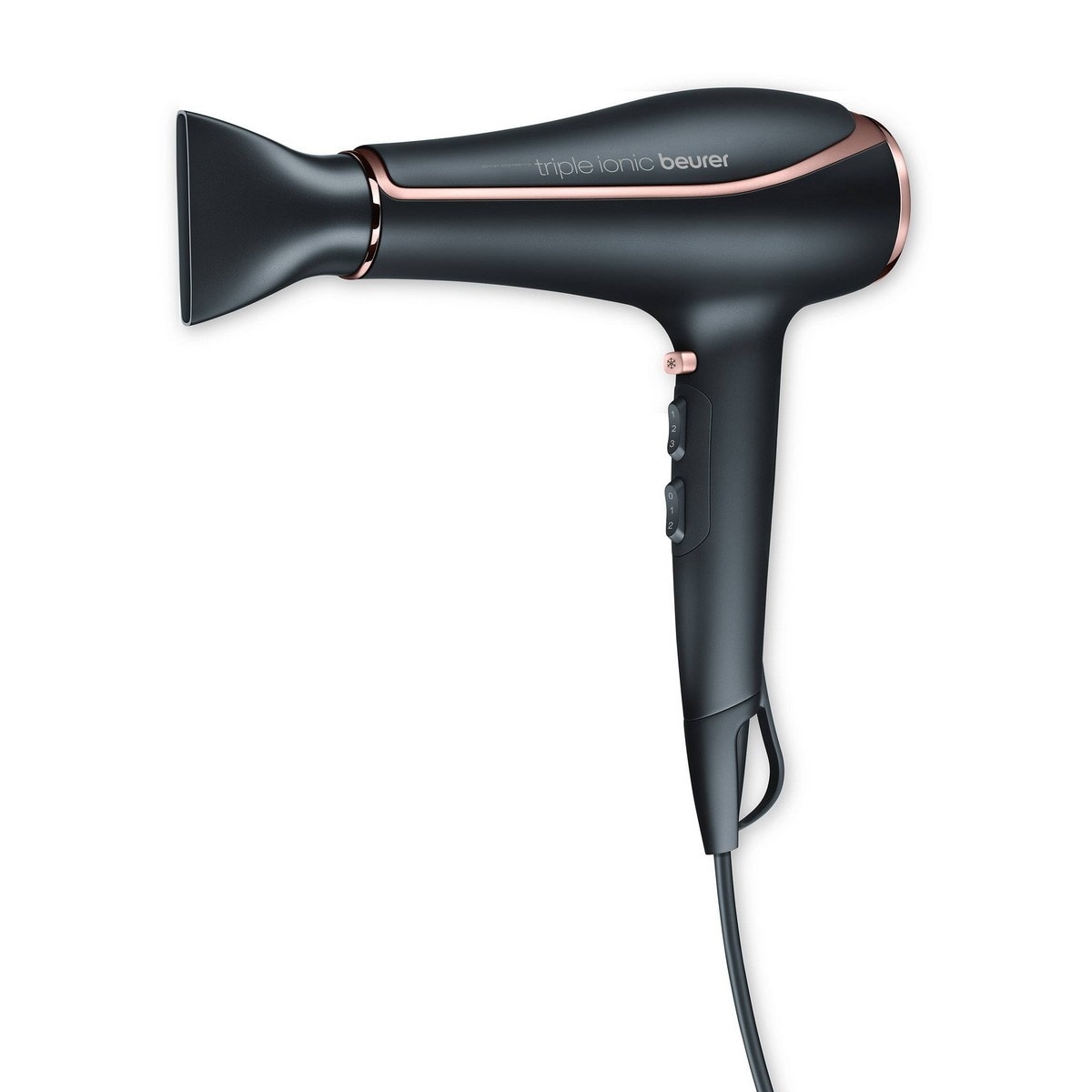 Imagem 0 de Secador de Cabelo Beurer HC80 de 2200 W - Preto e Dourado