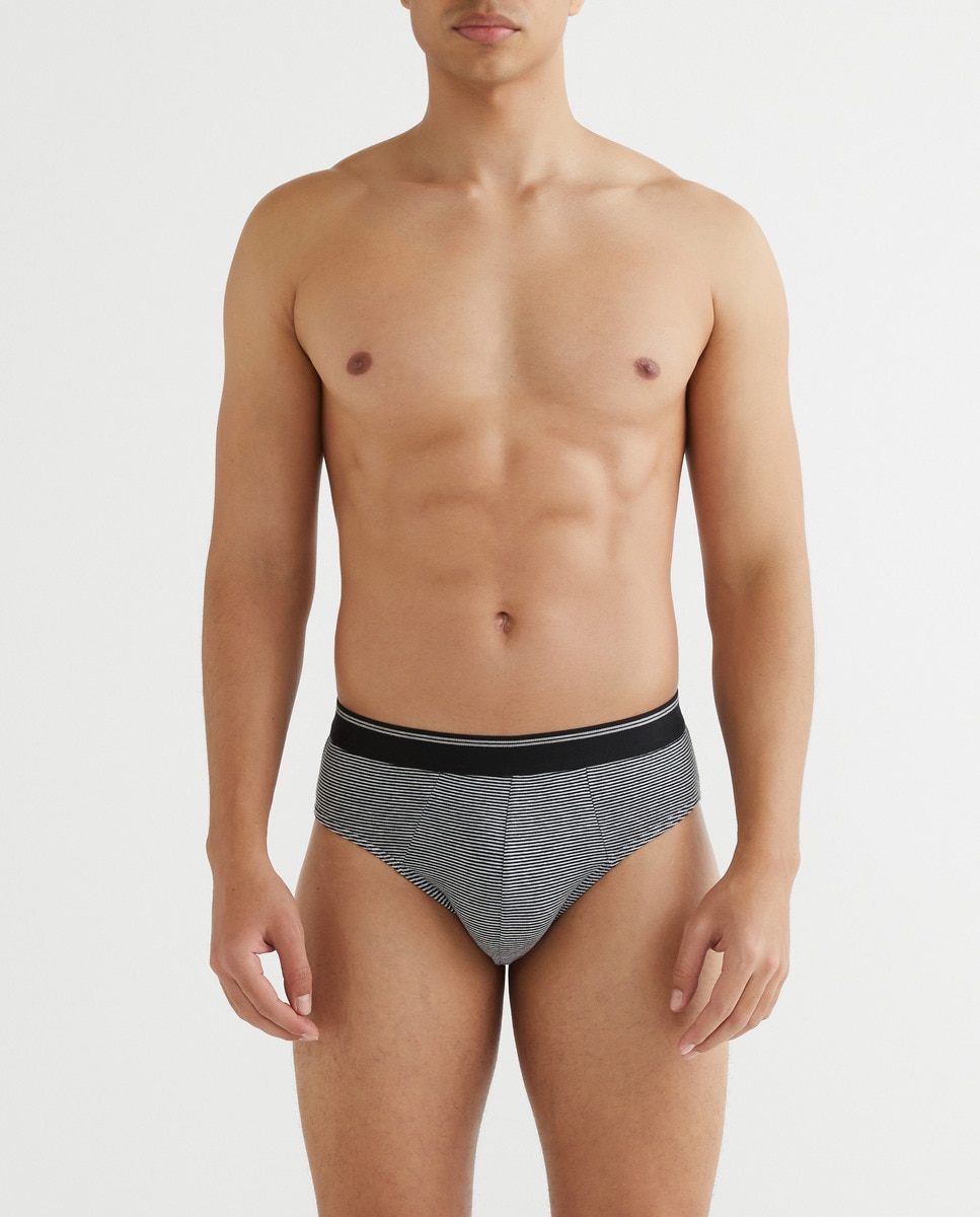 Imagen 0 de Pack 2 slips con rayas tejidas de hombre
