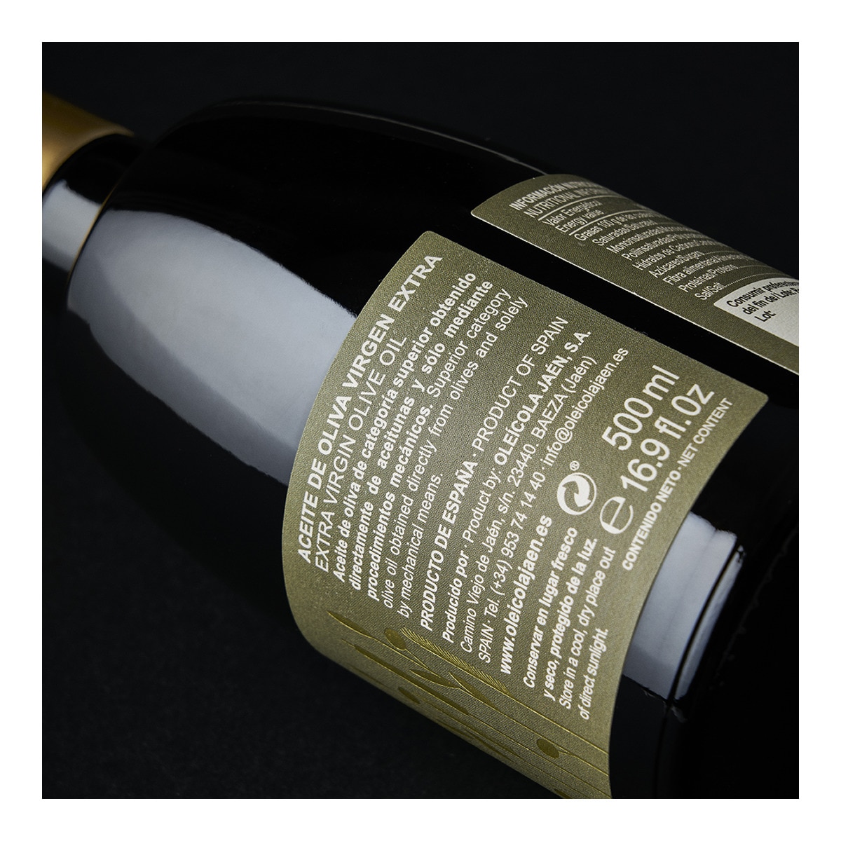 Aceite de oliva Virgen Extra Arbequina Vizconde de Almansa 2