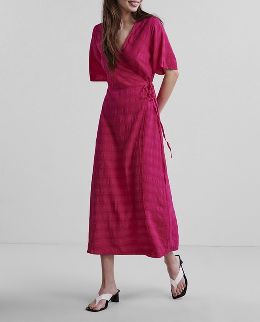 Imagen 0 de Vestido largo de mujer cruzado