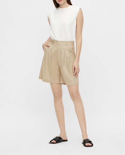 Imagen 0 de Bermuda de mujer de pernera ancha pliegue