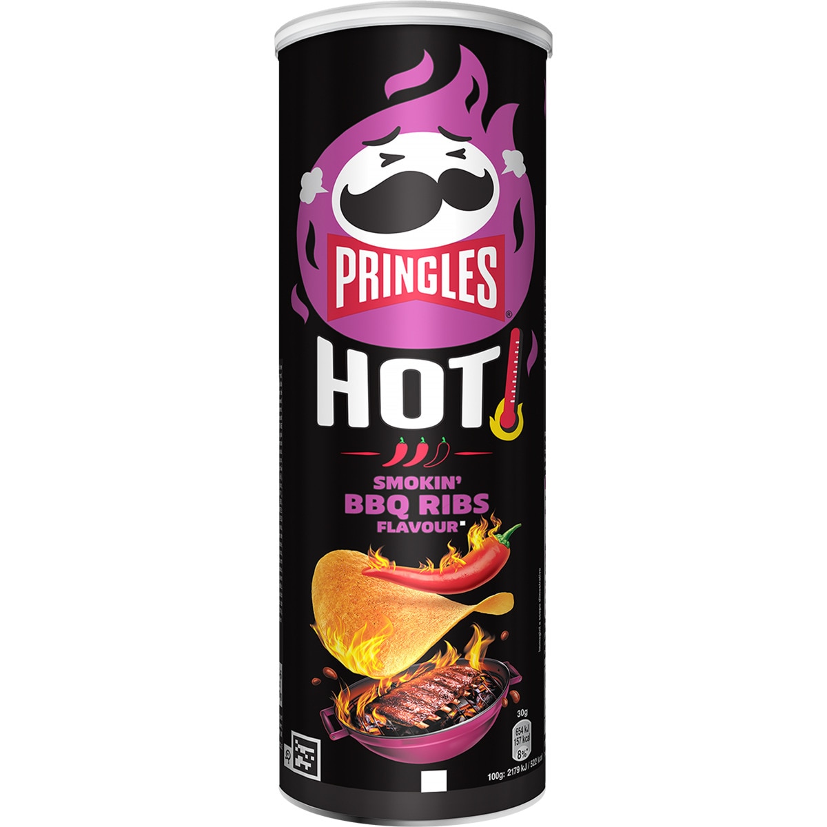 aperitivos de patata hot smokin bbq ribs flavour lata 160 g