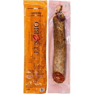 chorizo de bellota ibérico peso aproximado pieza 650 g - Don Eusebio