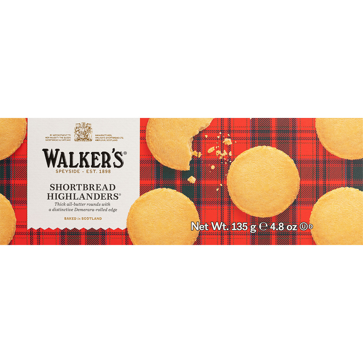 Shortbread Highlanders galletas de mantequilla estuche 135 g