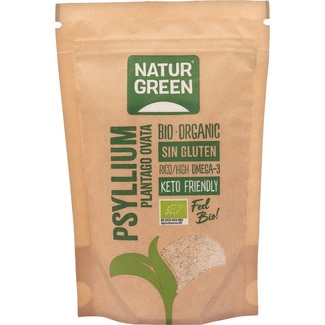 psyllium plantago ovata ecológico y sin gluten envase 100 g - Naturgreen