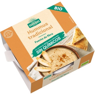 hummus tradicional ecológico envase 240 g - Obrador Sorribas