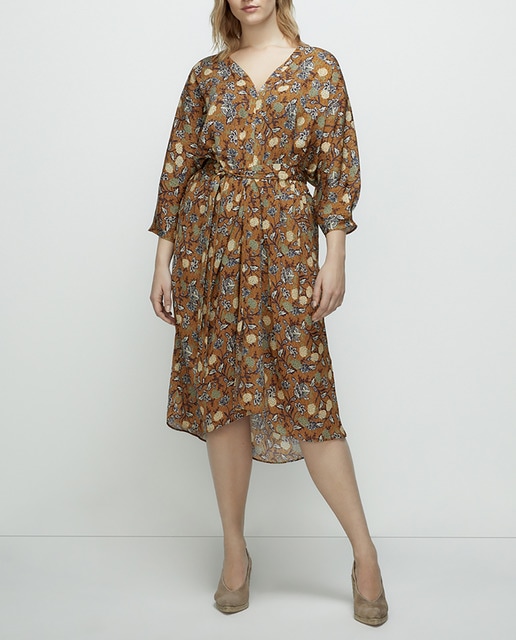 Imagen 0 de Vestido midi estampado