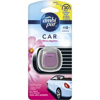 ambientador de coche desechable Flores Elegantes blister 1 unidad - Ambipur Car