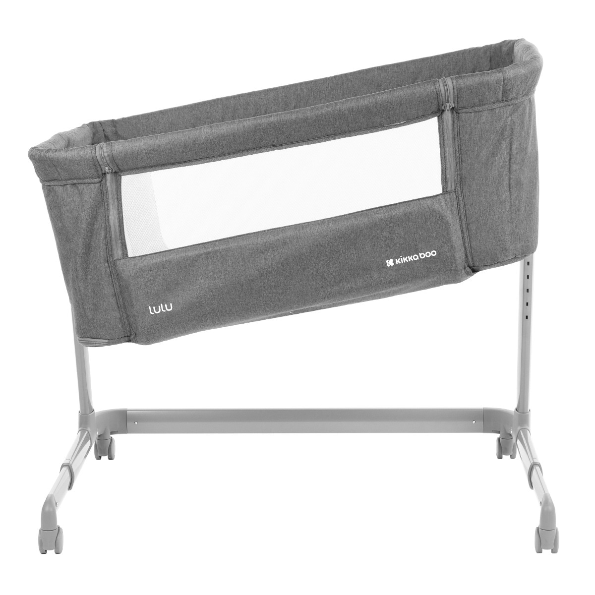 Cuna colecho Kikkaboo Lulu Gris oscuro-8