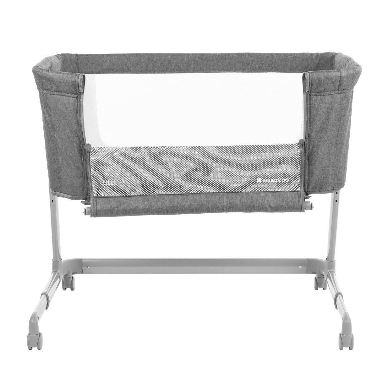 Cuna colecho Kikkaboo Lulu Gris oscuro-5