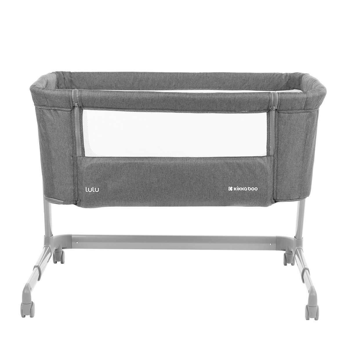 Cuna colecho Kikkaboo Lulu Gris oscuro-2