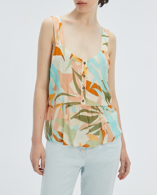 Imagen 0 de Top de mujer estampado