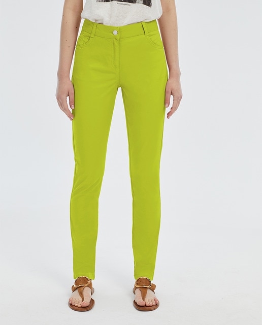 Imagen 0 de Pantalón pitillo de mujer tiro alto