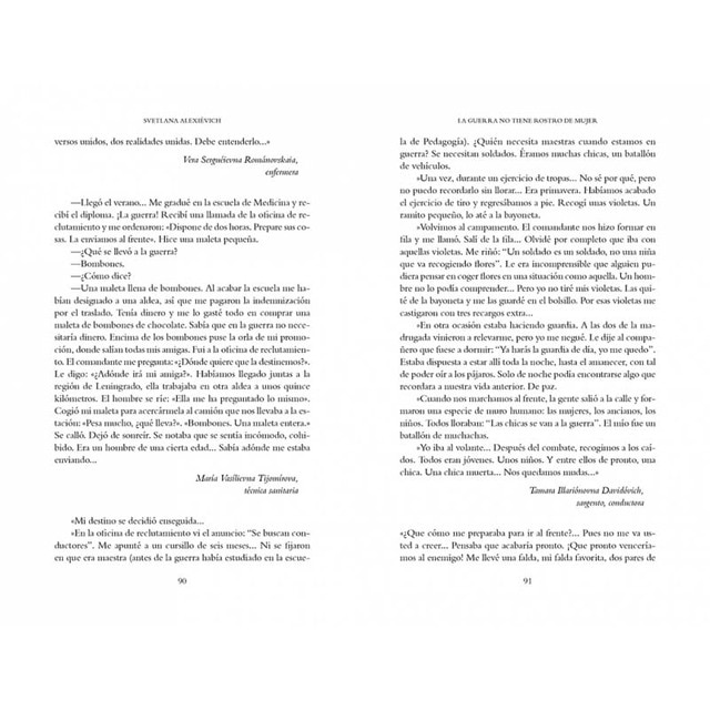La guerra no tiene rostro de mujer (Bolsillo) (Tapa blanda) 3