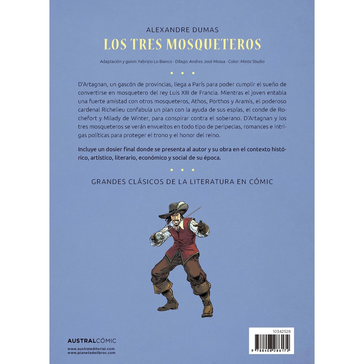 Los tres mosqueteros (cómic) (Bolso) (Capa mole) 2