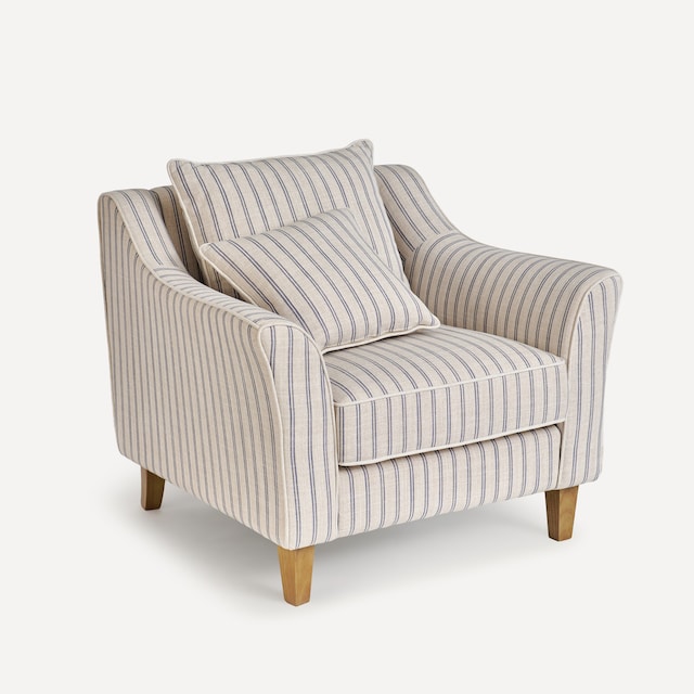 Imagem 0 de Poltrona estofada às riscas Porto El Corte Inglés