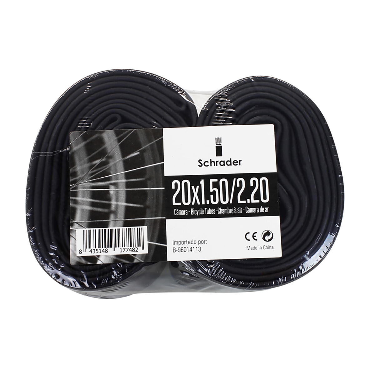 Imagem 0 de Pack de Duas Unidades Câmara 20x1.50/2.20 Schrader