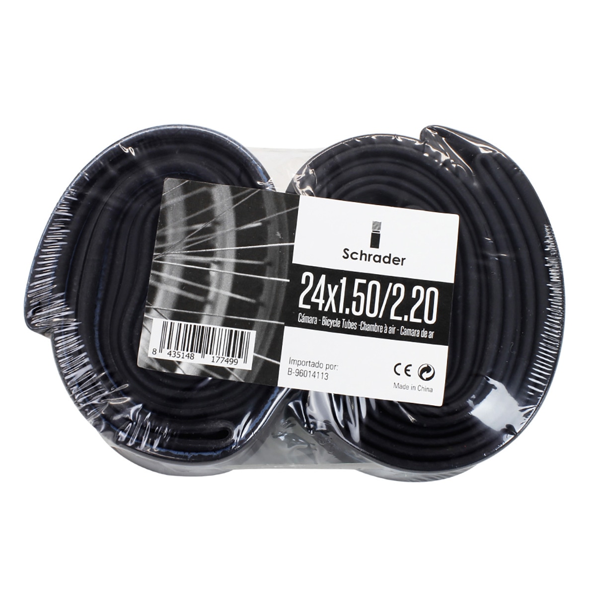 Imagem 0 de Pack de Duas Unidades Câmara 24x1.50/2.20 Schrader