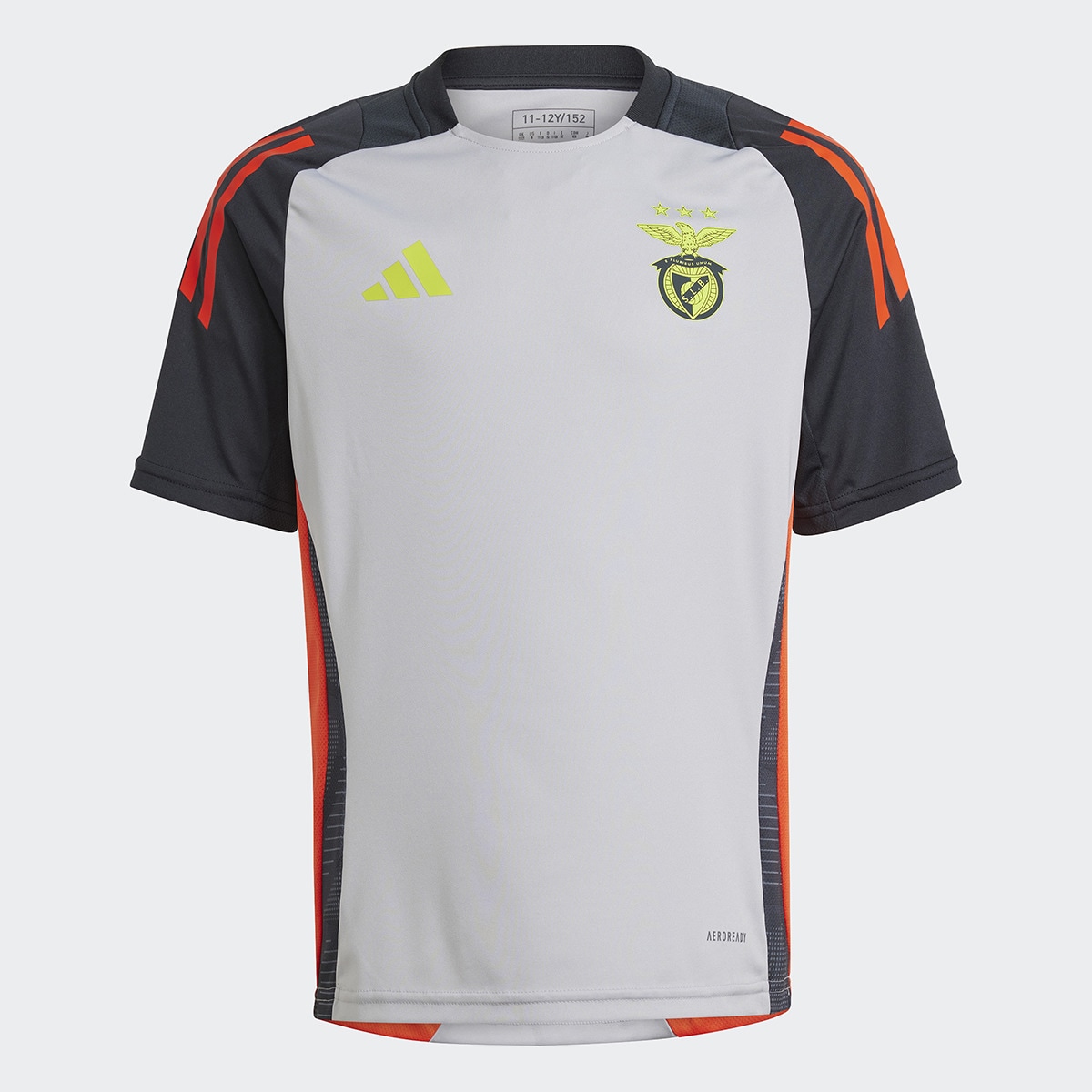 T-shirt de Criança SL Benfica 2024/2025 Tiro24 Training Jersey Kids Cinzento-1