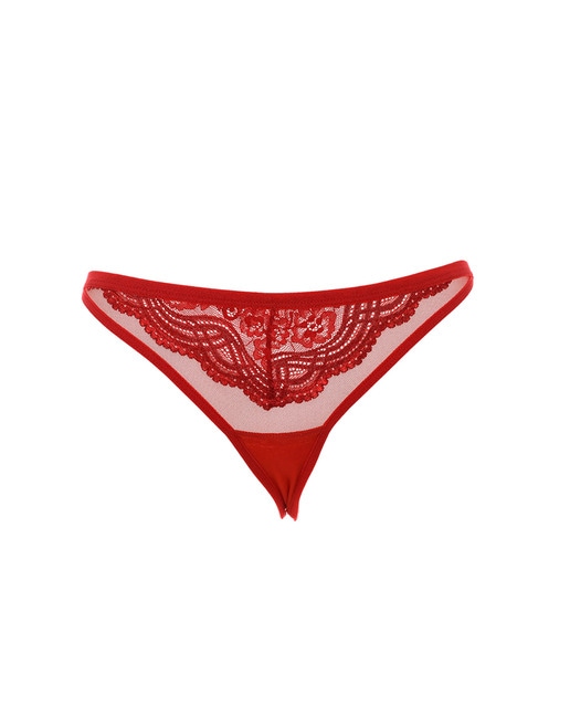 Imagen 0 de Tanga de tres hilos de encaje