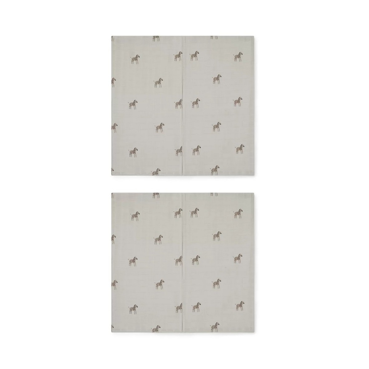 Pack de 2 Fraldas Gloop! 110x110cm Zebra 1