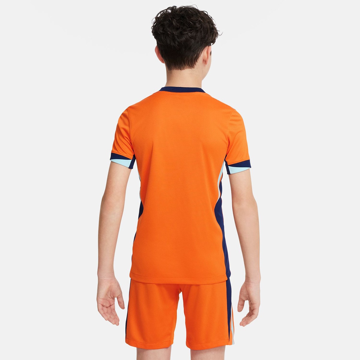 T-shirt de Criança 1.º Equipamento Países Baixos 2024 Stadium Laranja-2
