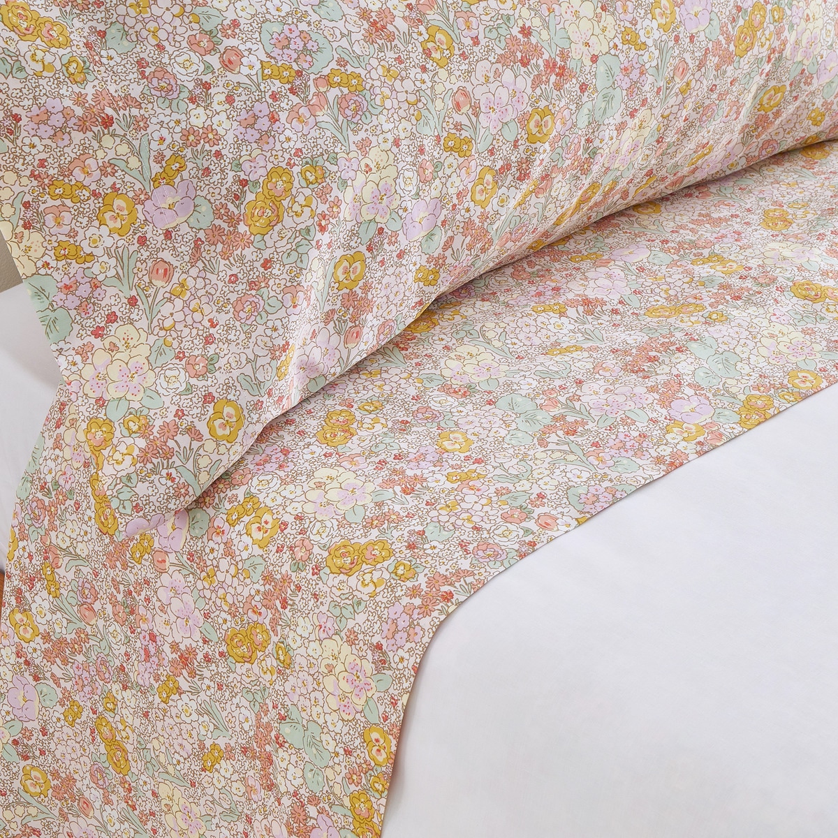 Conjunto de Lençóis de Cetim de Algodão Juliette Mini Home Multicolor-2