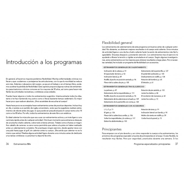 Estiramientos 50+(Tapa blanda) 4