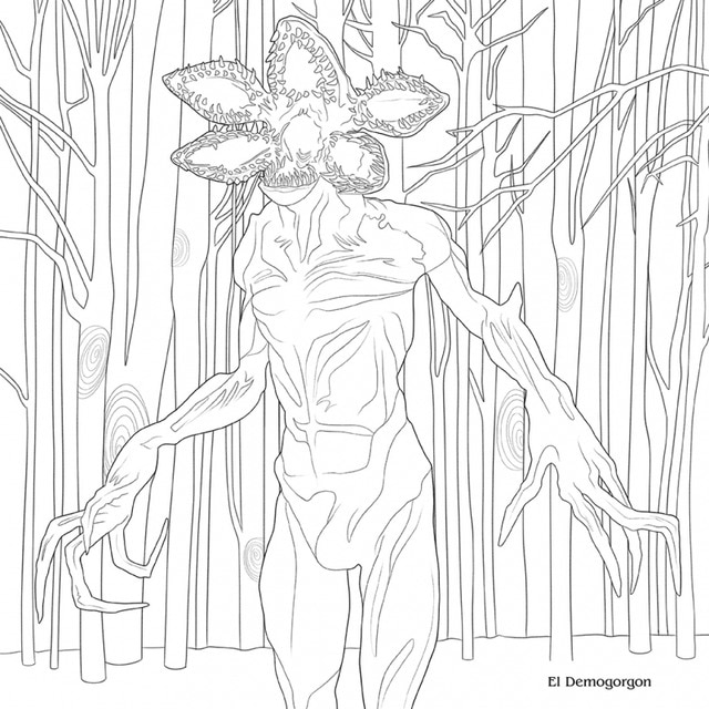 Stranger Things. El libro oficial para colorear (Capa mole) 3