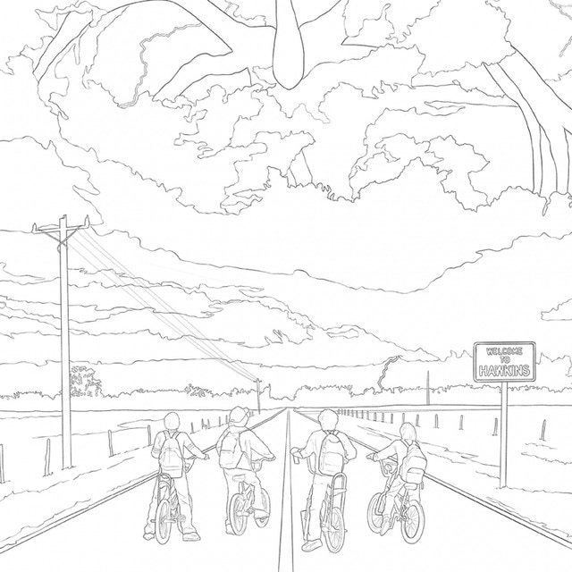 Stranger Things. El libro oficial para colorear (Capa mole) 4