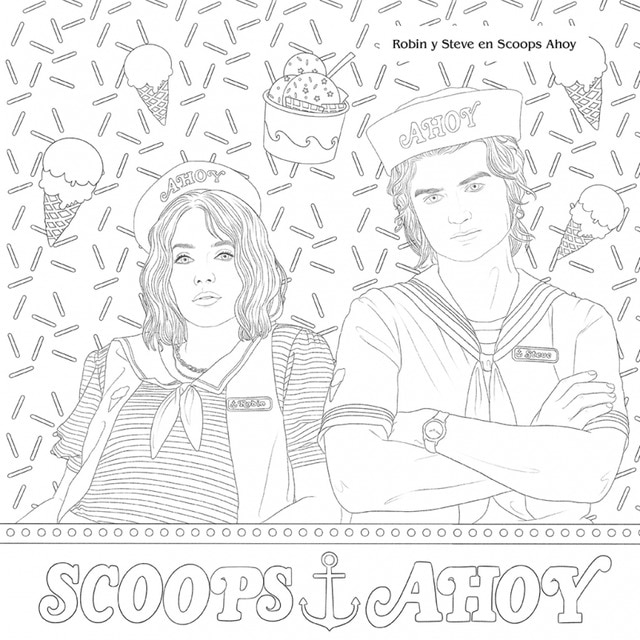 Stranger Things. El libro oficial para colorear (Capa mole) 5