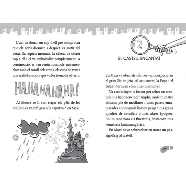 Els BuscaPistes 1 - El cas del castell encantat: Primeres lectures en català  (Tapa blanda) 3