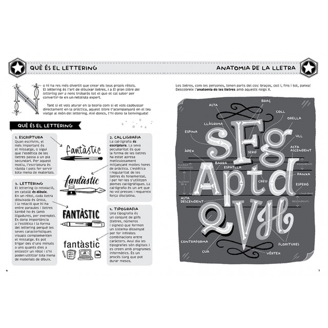 El gran llibre del lettering per a nens: Aprèn a dibuixar lletres com un expert (Capa mole) 4