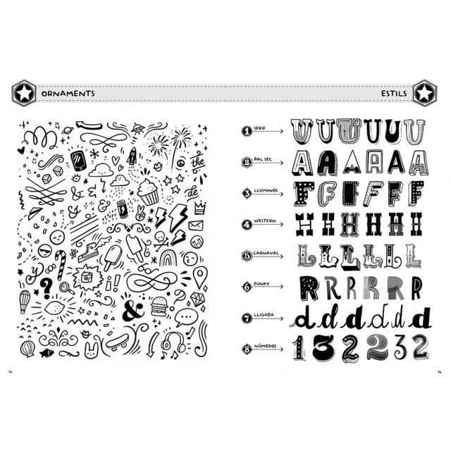 El gran llibre del lettering per a nens: Aprèn a dibuixar lletres com un expert (Capa mole) 5