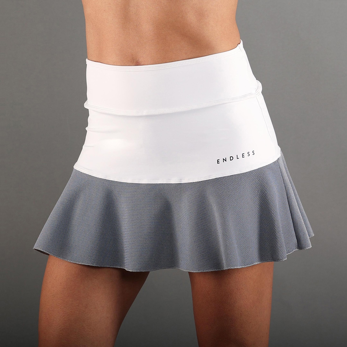 Saia de Mulher Lace Branco / Cinzento-1