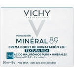 MINERAL 89 72H enriched moisturising face cream jar 50 ml for dry to very dry skin