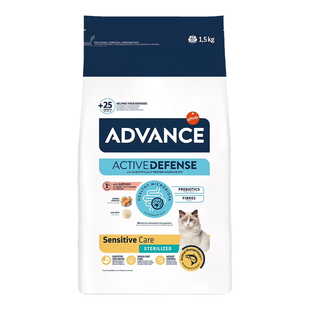 Imagen 0 de Pienso para gatos adultos Advance Sterilized Sensitive salmón y cebada