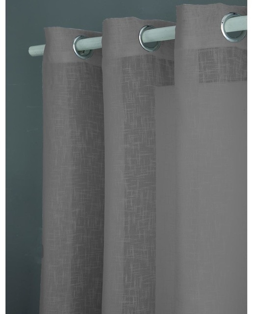 Imagen 0 de Cortina visillo  con ollaos 150x260 cm