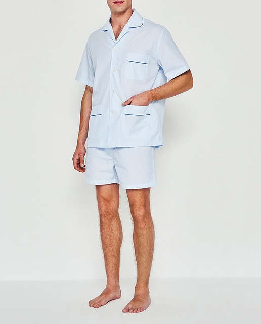 Imagen 0 de Pijama de hombre corto cuadros