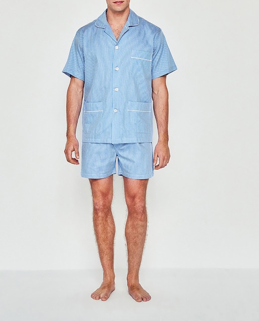 Imagen 0 de Pijama de hombre corto rayas