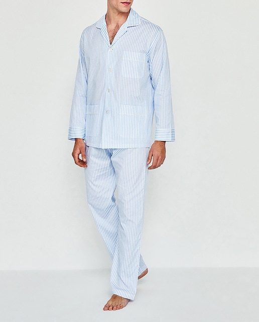 Imagen 0 de Pijama largo de hombre rayas