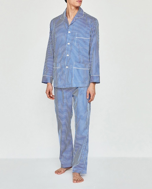 Imagen 0 de Pijama largo de hombre rayas