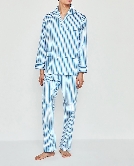 Imagen 0 de Pijama largo de hombre rayas
