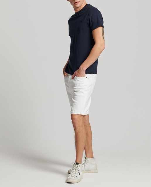 Imagen 0 de Pantalones de hombre cortos de corte recto de algodón orgánico Vintage