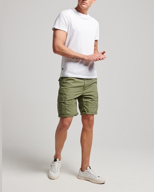 Imagen 0 de Pantalones de hombre cortos tipo cargo de algodón orgánico Vintage Heavy